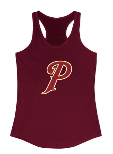 Prairie Falcons P Script Mascot #1 Women's Tank Top