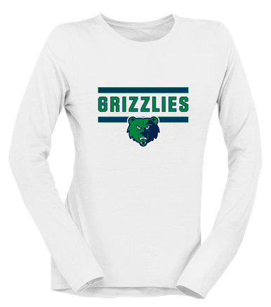 Creekview Grizzlies Mascot #5 Women's LS T-Shirt
