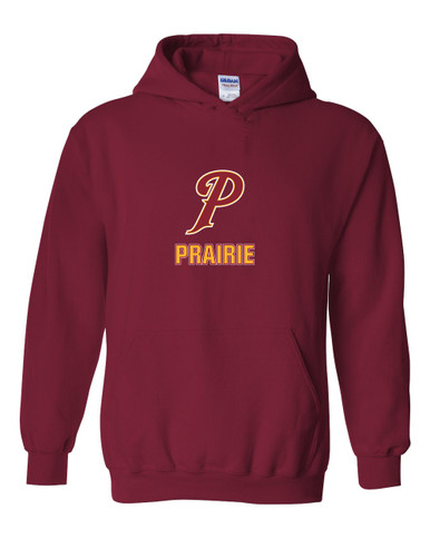 Prairie Falcons P Script Mascot #2 Men's Hoodie