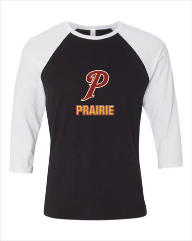 Prairie Falcons P Script Mascot #2 Women's Baseball T-Shirt