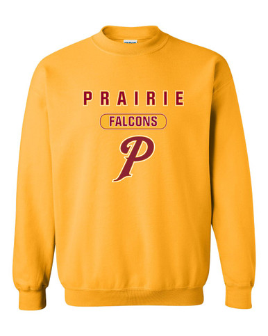 Prairie Falcons P Script Mascot #3 Men's Sweatshirt