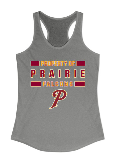 Prairie Falcons P Script Property Of Women's Tank Top