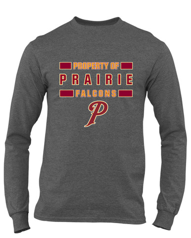 Prairie Falcons P Script Property Of Men's Premium LS T-Shirt
