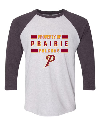 Prairie Falcons P Script Property Of Men's Baseball T-Shirt