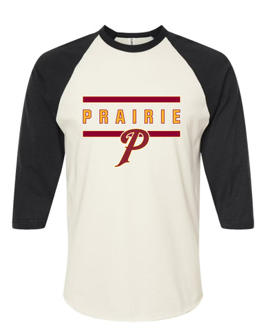 Prairie Falcons P Script Mascot #4 Women's Baseball T-Shirt