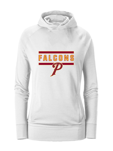 Prairie Falcons P Script Mascot #5 Women's Hoodie
