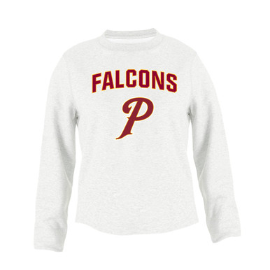 Prairie Falcons P Script Mascot #6 Men's Sweatshirt