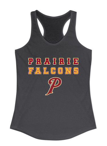Prairie Falcons P Script Spirit Women's Tank Top
