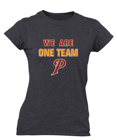 Prairie Falcons P Script We Are One Team Women's Premium SS T-Shirt