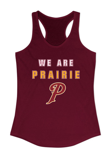 Prairie Falcons P Script We Are Women's Tank Top