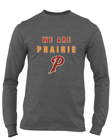 Prairie Falcons P Script We Are Men's LS T-Shirt