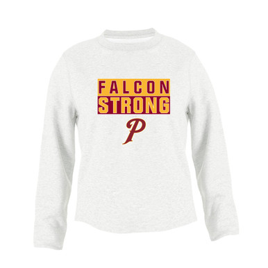 Prairie Falcons P Script Strong #1 Women's Sweatshirt