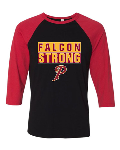 Prairie Falcons P Script Strong #1 Men's Baseball T-Shirt