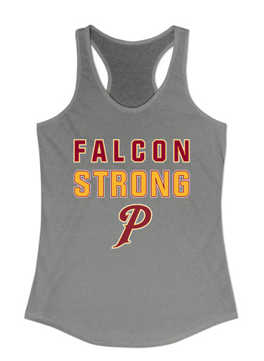 Prairie Falcons P Script Strong #2 Women's Tank Top