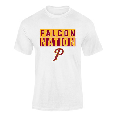Prairie Falcons P Script Nation #1 Men's Premium SS T-Shirt