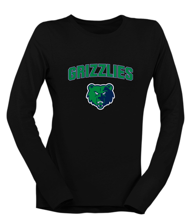 Creekview Grizzlies Mascot #6 Women's Premium LS T-Shirt