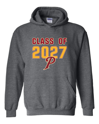 Prairie Falcons P Script Class of 2027 Men's Hoodie