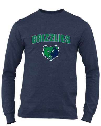Creekview Grizzlies Mascot #6 Men's Premium LS T-Shirt