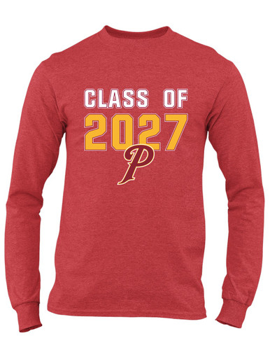 Prairie Falcons P Script Class of 2027 Men's Premium LS T-Shirt