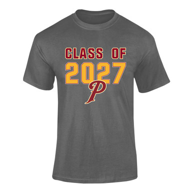 Prairie Falcons P Script Class of 2027 Men's SS T-Shirt