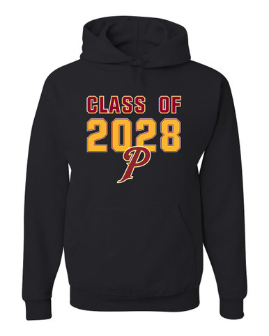 Prairie Falcons P Script Class of 2028 Men's Premium Hoodie