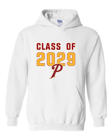 Prairie Falcons P Script Class of 2029 Men's Hoodie
