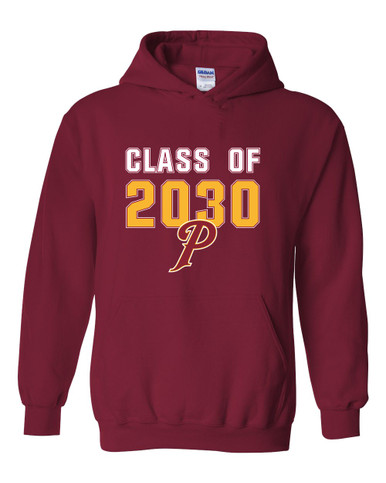 Prairie Falcons P Script Class of 2030 Men's Hoodie