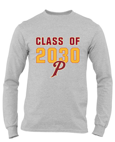 Prairie Falcons P Script Class of 2030 Men's Premium LS T-Shirt