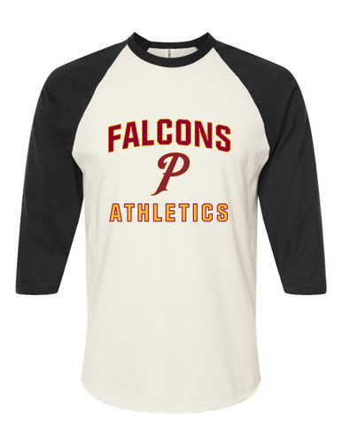 Prairie Falcons P Script Athletics Men's Baseball T-Shirt