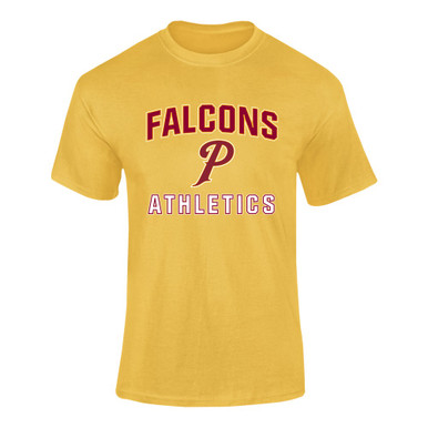 Prairie Falcons P Script Athletics Men's SS T-Shirt