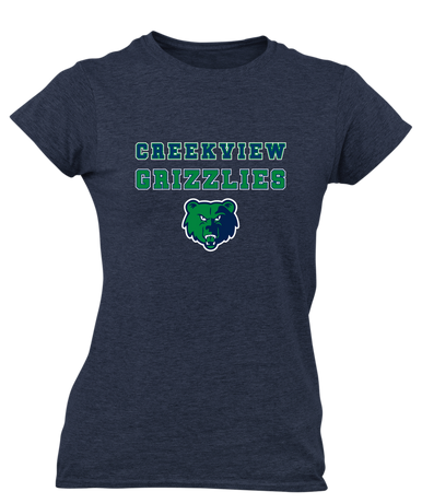 Creekview Grizzlies Spirit Women's SS T-Shirt