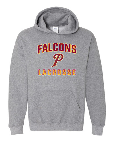 Prairie Falcons P Script Lacrosse Men's Hoodie