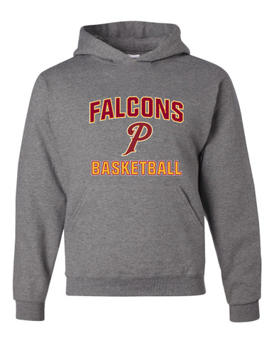 Prairie Falcons P Script Basketball #1 Men's Premium Hoodie
