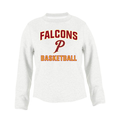 Prairie Falcons P Script Basketball #1 Men's Sweatshirt