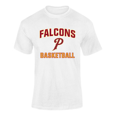 Prairie Falcons P Script Basketball #1 Men's Premium SS T-Shirt