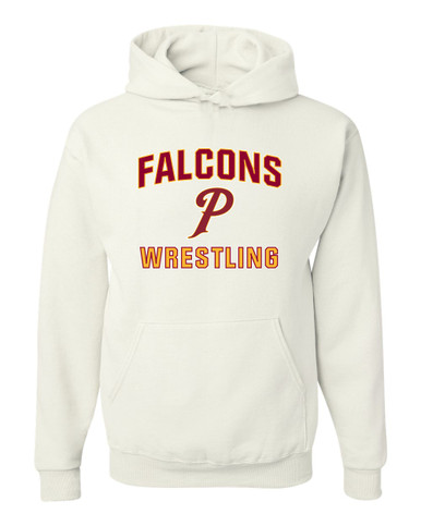 Prairie Falcons P Script Wrestling Men's Premium Hoodie