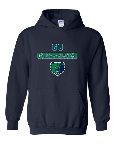 Creekview Grizzlies Go Team Men's Hoodie