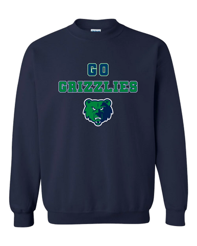 Creekview Grizzlies Go Team Men's Sweatshirt