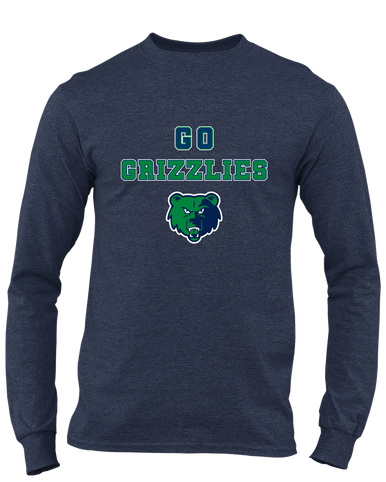 Creekview Grizzlies Go Team Men's LS T-Shirt