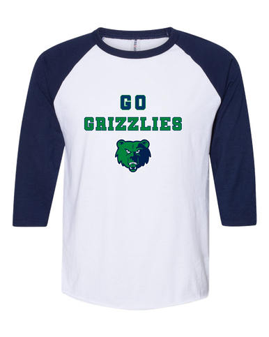 Creekview Grizzlies Go Team Men's Baseball T-Shirt