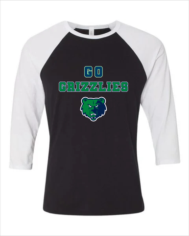 Creekview Grizzlies Go Team Women's Baseball T-Shirt