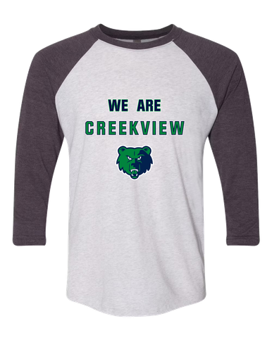 Creekview Grizzlies We Are Men's Baseball T-Shirt