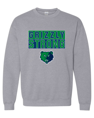 Creekview Grizzlies Strong #1 Men's Sweatshirt