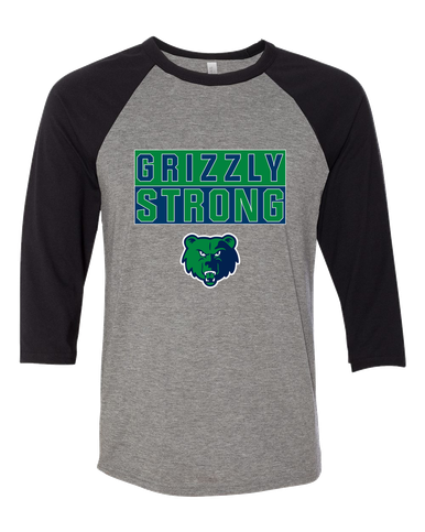 Creekview Grizzlies Strong #1 Men's Baseball T-Shirt