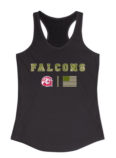 Glendale Falcons Camo Flag Women's Tank Top