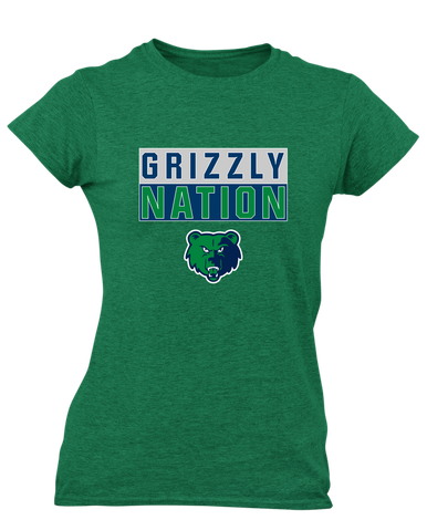 Creekview Grizzlies Nation #1 Women's Premium SS T-Shirt