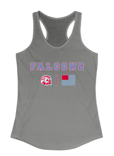 Glendale Falcons Team Colors Flag Women's Tank Top