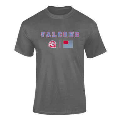Glendale Falcons Team Colors Flag Men's Premium SS T-Shirt