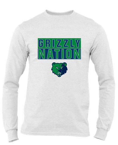 Creekview Grizzlies Nation #1 Men's LS T-Shirt