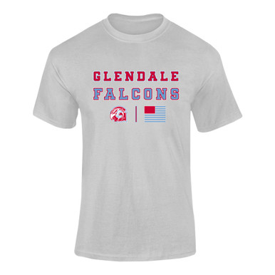 Glendale Falcons Spirit Flag Men's Premium SS T-Shirt